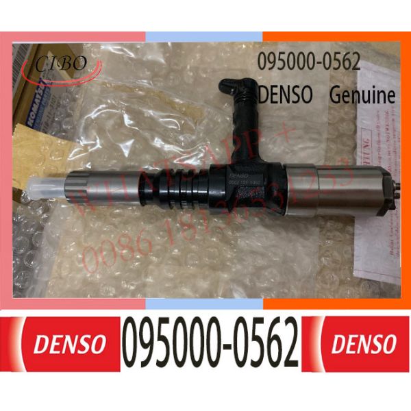Quality 095000-0562 DENSO Diesel Engine Fuel Injector 095000-0562 095000-0560 For KOMATSU 6218-11-3100 6218-11-3102 PC600-8 wholesale