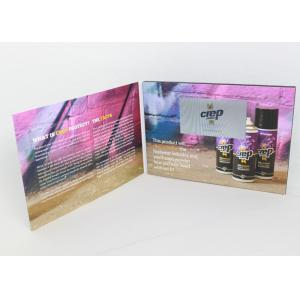 promotional handmade Flip Book Video , company intruction lcd video mailer