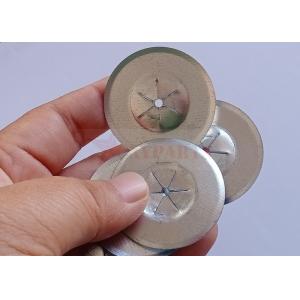 1-1/2" Round Self Locking Washers Used In Conjunction With Insulation Pins
