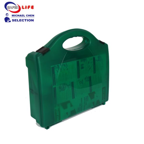 Quality Medical Green Work Place First Aid Kits Wall Mount 10 Persons BS 8599-1:2011 UK CE ISO13485 wholesale
