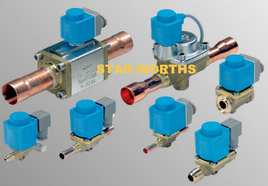 HVAC Solenoid Valve refrigeration system controls EVR Series for liquid /