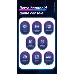 XF40H Retro Handheld Video Game Console 4 Inch IPS Screen Classic Portable