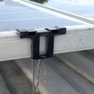 Quick Installation Solar Panel Wall Mounting System for Effective Water Drainage