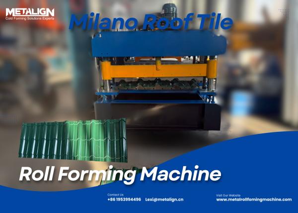 Chain Driven Roofing Roll Forming Machine with 18 Forming Stations and 5.5Kw