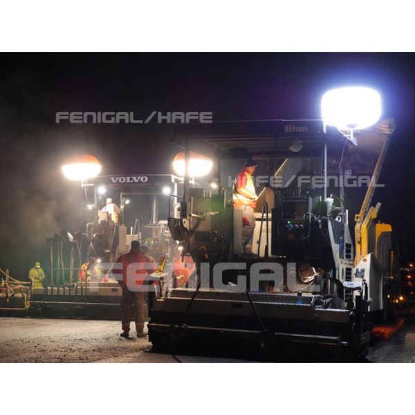 90cm 360 Degree Portable Construction Glare Free Moon Balloon Light Dot Highway Pavement