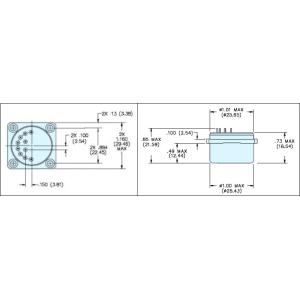 20g Accelerometer Sensor Module High Temperature Stainless Steel