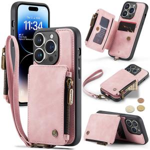 Cheap Wireless Charging Shockproof Leather Mobile Phone Cover for iPhone 14 Pro Max for sale