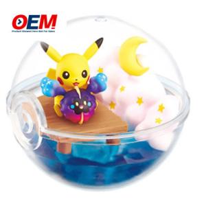 Cheap OEM 3D New Design Re-ment Terrarium Pokeball Collection custom pvc cartoon toys for sale