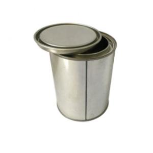 0.21mm Empty 5L Paint Tin CMYK Large Round Tin Containers