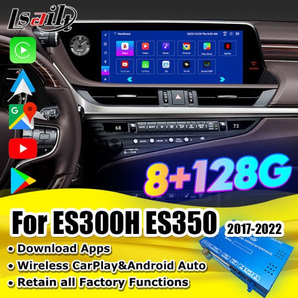 Quality Lsailt Android CarPlay Interface for Lexus ES GS NX LX RX LS IS 2013-2021 With YouTube, NetFlix, Head Rest Screen wholesale