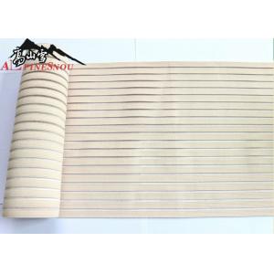 Fish Breathable Postpartum Abdominal Belt Elastic Ribbon Brown / White