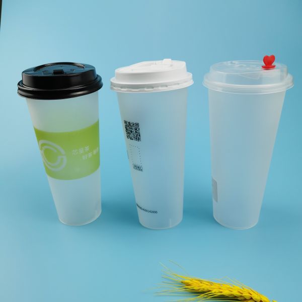 Quality High Temp Resistant 24oz 700ml Disposable Bubble Tea Cups wholesale