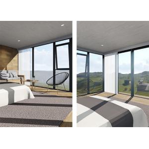 Gray Brown Prefab Dome House , High End Design Luxury Prefabricated Homes