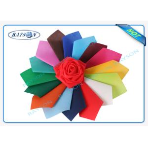 Champange / Red / Pink / White PP Non Woven Tablecloth Eco Friendly