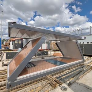 Eco-Friendly Folding Container House Steel Structure and Insulated Wall Panels