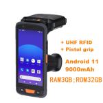 Industrial PDA Android 11 1D/2D Barcode Scanner RFID UHF Qr Handheld Pda