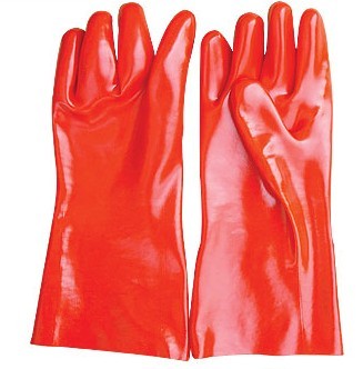 Quality PVC Glove, Interlock full coated PVC glove, Long Cuff wholesale