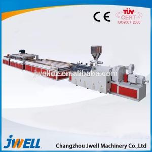 Jwell hot sale PVC WPC foaming single screw extrusion line