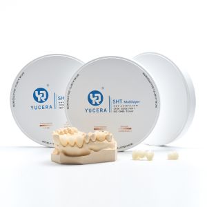 Highly Aesthetic Effect Dental Zirconium Blank SHT Multilayer 100 Powder in