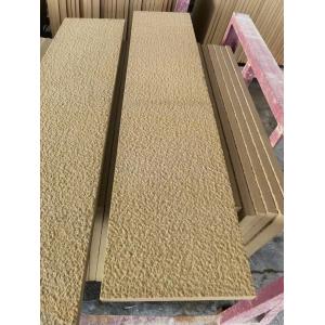 Bush Hammered Outdoor Natural Sandstone Tiles 457x457x12mm Customized