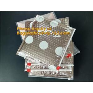 Factory Price Clear Bubble Zipper Bags, Pink Resealable Bubble Bag with Slider