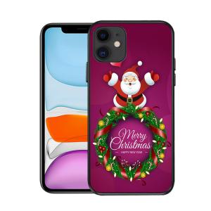 Merry Chrismas Design Iphone XR Shockproof Case Fully Wrapped Photo Print