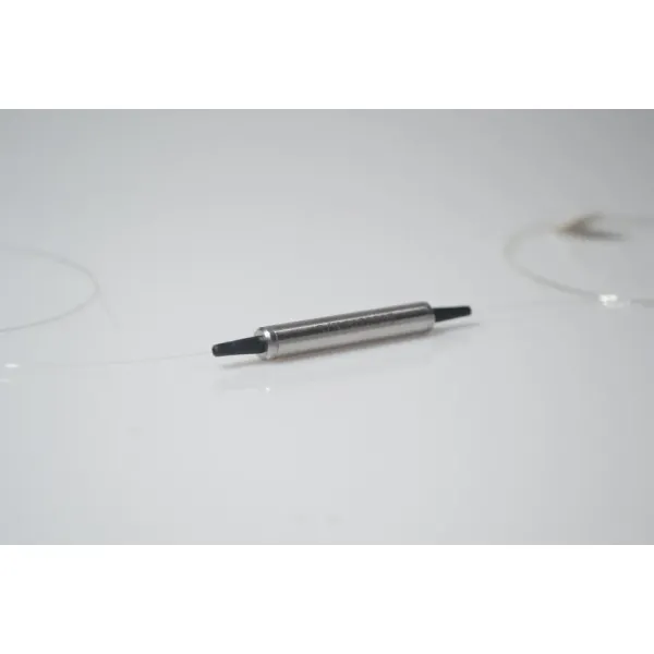 PLC Fiber Splitter 1x2 With Micro Steel Tube SC APC / SC UPC