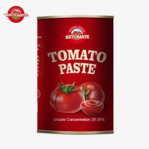 OEM From China Factory 400g Canned Tomato Paste Produced To ISO HACCP And FDA Standards