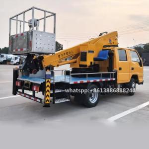 J MC 4*2 Lifting Machine Double Row Mobile Elevating Platform Truck Aerial Work