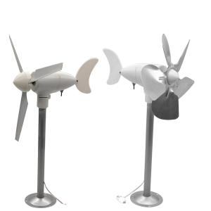 Yard Garden Windmills Led Night Light Wind Power Turbine Model Generator
