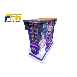 Full Color Printing Quarter Pallet Display Customized Dimensions Gloss / Matt