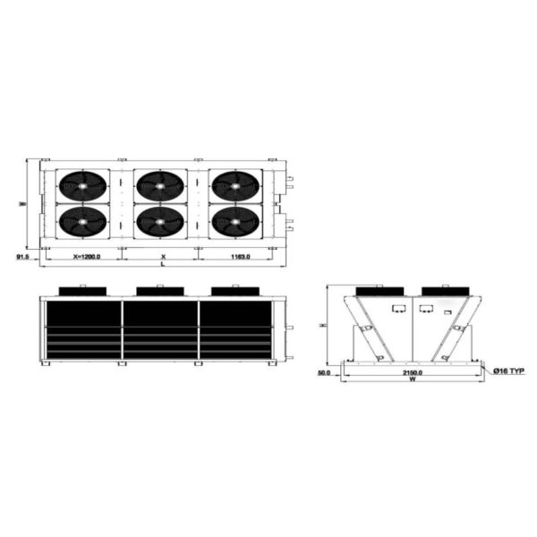 Power Plant 2.0mm Frame Air Dry Coolers