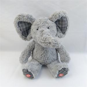 China Baby Stuffed Soft Electronic Animal Toys Children Christmas Musical Elephant Toy on sale