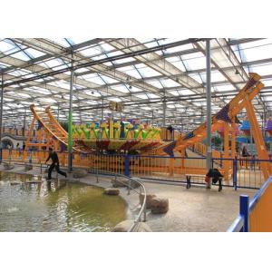 Frp Material Amusement Park Machines , Thrilling Flying Ufo Disko Rides