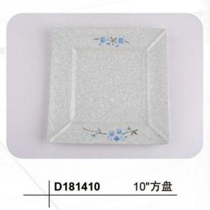 China Black Melamine Soup Plate 8 Inch with Customized Logo Acceptable on sale