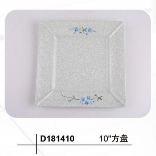 Quality Black Melamine Soup Plate 8 Inch with Customized Logo Acceptable wholesale