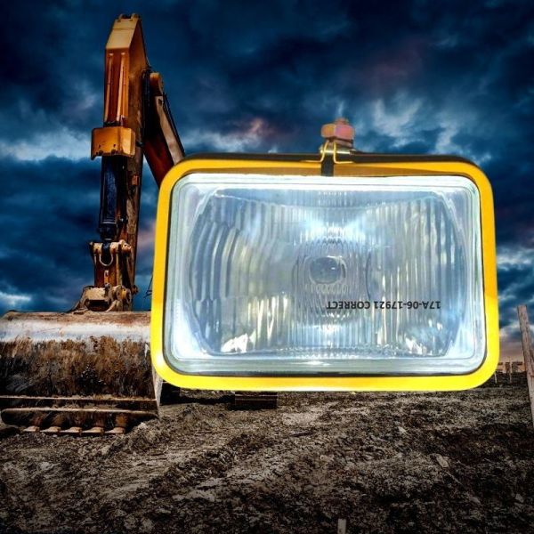 Engine 6D95 Working Light Lamp 17A-06-17921 For Excavator PC200-5 Repair Parts