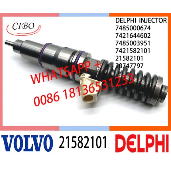 Fuel Diesel Injector 21582101 BEBE4D12301 BEBE4D12201 BEBE4D37001 BEBE4D42001 E3.18 for VOL (REN-AULTT) MD11 3530 & 35