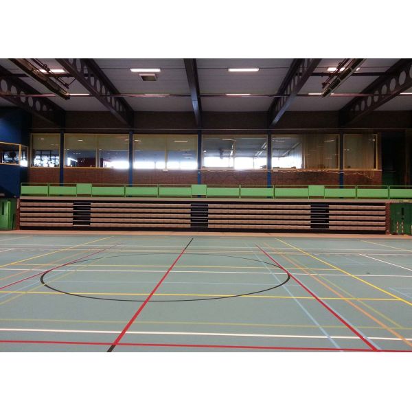 HDPE Material Retractable Platform System 305mm Width Seat Surface With Polymer