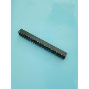 Brass 2.54mm Pitch SMT Female Header Connector With Cap Dual Row Reeled