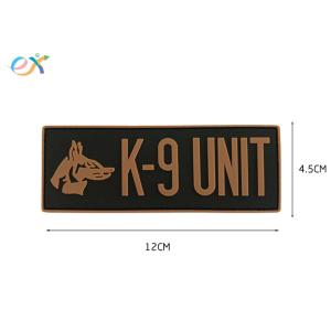 Long Velcro PVC Rubber Patch Rectangular Armband Backpack Sticker Or Warrior