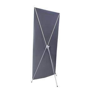 Satin/Luster grey back composite PET banner 330g/420g with coating for roll up
