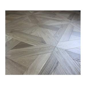 China Natural Smoked Oak Parquet Flooring with 800 x 800MM versailles parquet floor tiles on sale