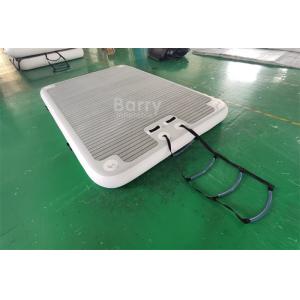 Customized Portable Drop Stitch PVC Teak Inflatable Floating Platform Water