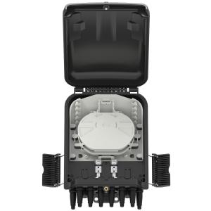 8-Port Fiber Optic Distribution Box Wall/Pole Mountable for Network FTTX IP65