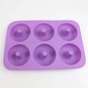 Multi Functional Silicone Donut Mold , Silicone Baking Mould For Dessert Making
