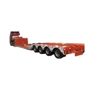 Detachable Gooseneck Semi Trailer for 150t Load Capacity ABS Anti-lock Braking