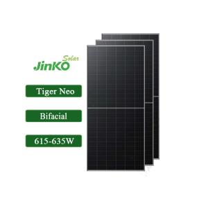 JINKO Tiger Neo N-type 78HL4-BDV 615-635 Watt Bifacial Solar Panels Dual Glass Design