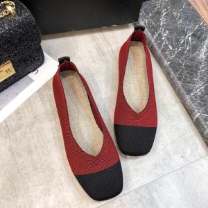 Comfortable Ballerina Flat Dancing Shoes With Cotton Lining Material