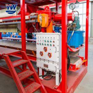 Membrane Mobile Filter Press For Sludge Dewatering Filter Press System Piling On